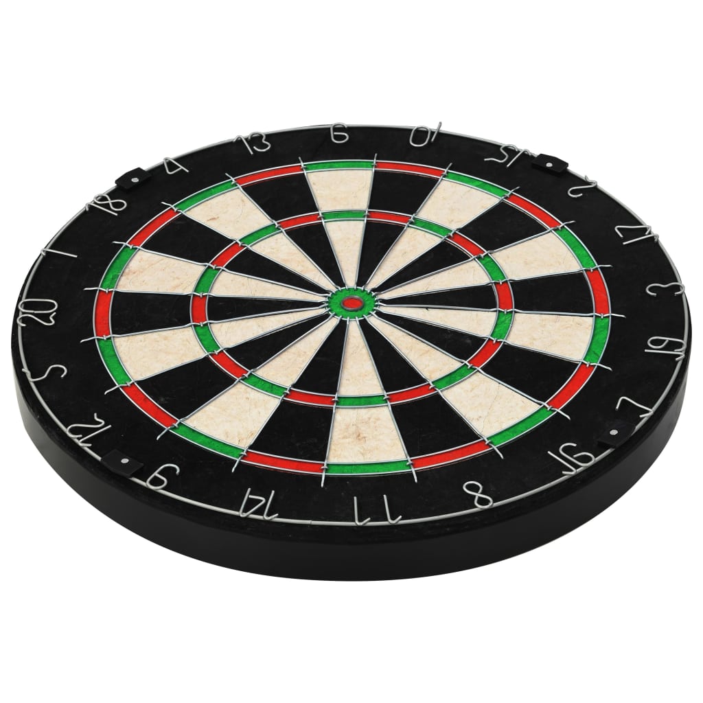 Professionelles Dartboard Sisal mit Schrank und 6 Dartpfeilen | Preisvogel